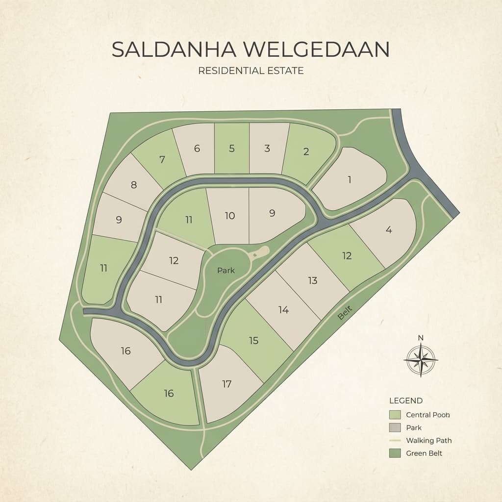 Saldanha Welgedaan Site Plan